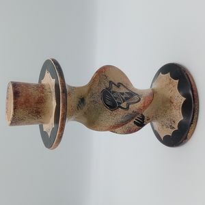 Soapstone Candle Holder